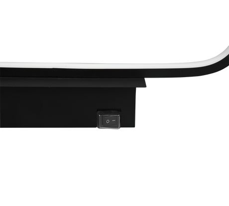 Aplique de baño Trio Gianni LED negro mate 3000K IP44 283770132