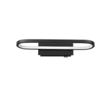 Aplique de baño Trio Gianni LED negro mate 3000K IP44 283770132