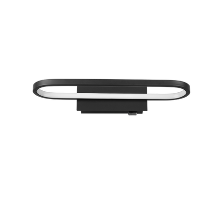 Aplique de baño Trio Gianni LED negro mate 3000K IP44 283770132