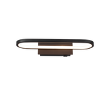 Aplique de baño Trio Gianni LED negro mate 3000K IP44 283770132
