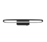 Aplique de baño Trio Gianni LED negro mate 3000K IP44 283779132