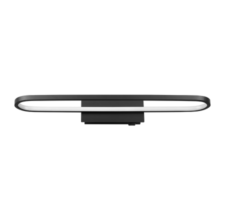 Aplique de baño Trio Gianni LED negro mate 3000K IP44 283779132