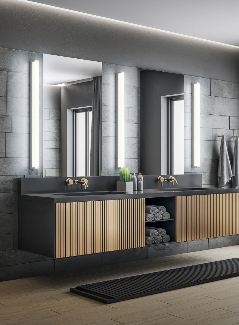 Aplique de baño Trio Fabio LED cromo 3000K IP44 283811206