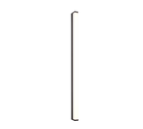 Aplique de baño Trio Fabio LED negro mate 3000K regulable IP44 283811232