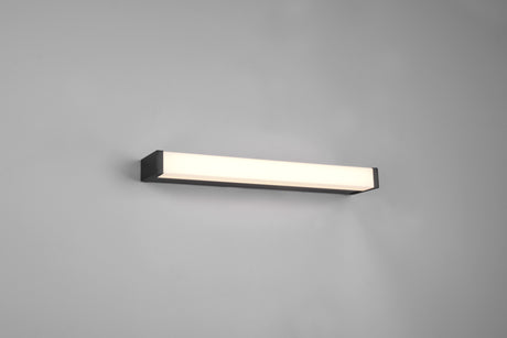 Aplique de baño Trio Fabio LED negro mate 3000K IP44 283814232