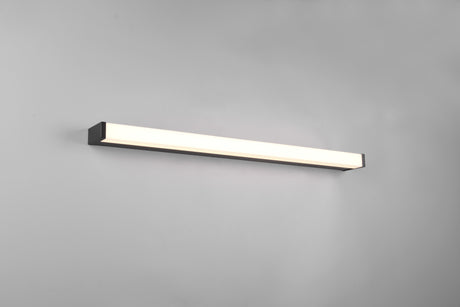 Aplique de baño Trio Fabio LED negro mate 3000K IP44 283817932