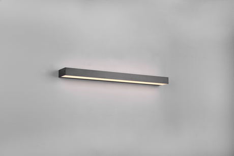 Aplique de baño Trio Rocco LED negro mate 3000K IP44 283916032