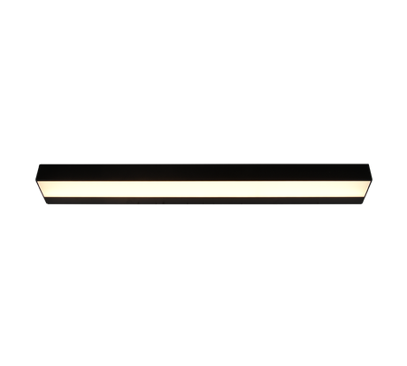 Aplique de baño Trio Rocco LED negro mate 3000K IP44 283916032