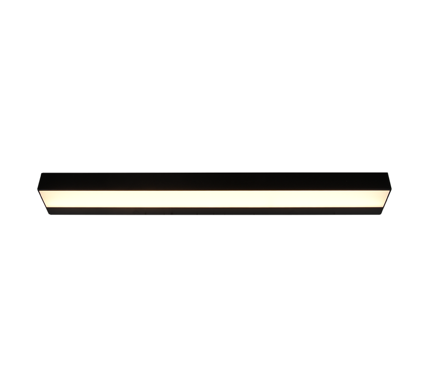 Aplique de baño Trio Rocco LED negro mate 3000K IP44 283916032