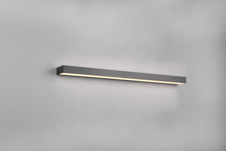 Aplique de baño Trio Rocco LED negro mate 3000K IP44 283919032