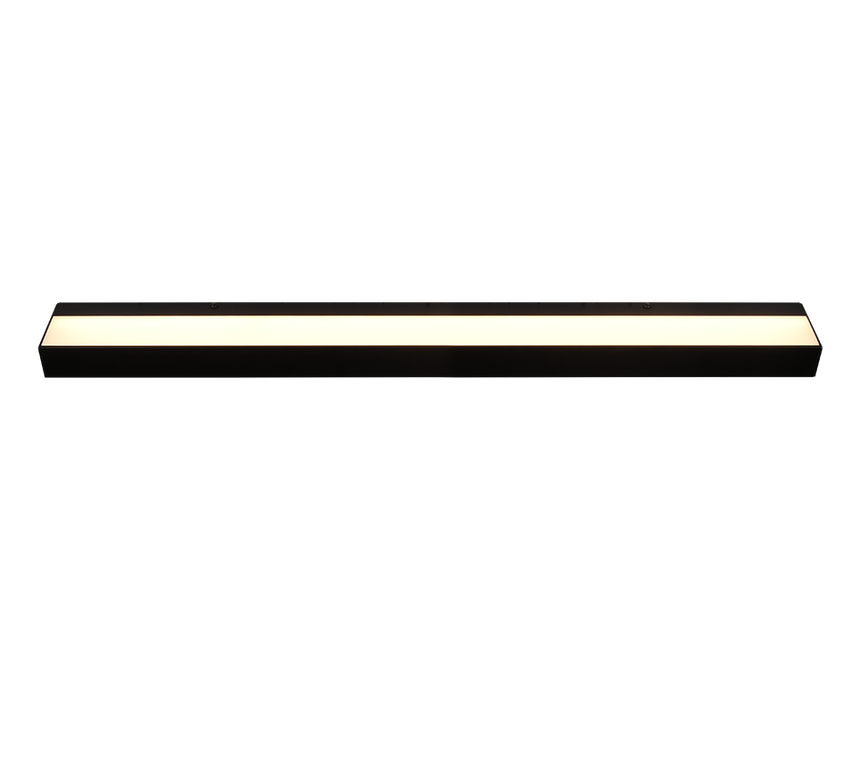 Aplique de baño Trio Rocco LED negro mate 3000K IP44 283919032