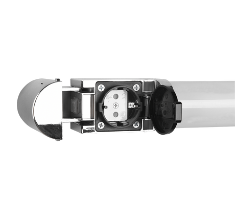 Aplique de baño Trio Piera LED cromo 3000K regulable IP44 284074206