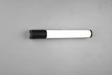 Aplique de baño Trio Piera LED negro mate 3000K regulable IP44 284074232