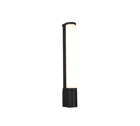 Aplique de baño Trio Piera LED negro mate 3000K regulable IP44 284074232