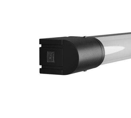 Aplique de baño Trio Piera LED negro mate 3000K regulable IP44 284074232