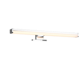 Aplique de baño Trio Lino LED cromo 3000K IP44 284114006