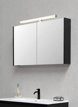 Aplique de baño Trio Lino LED cromo 3000K IP44 284114006