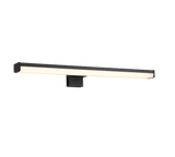 Aplique de baño Trio Lino LED negro mate 3000K IP44 284114032