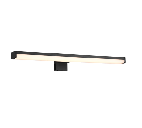 Aplique de baño Trio Lino LED negro mate 3000K IP44 284114032