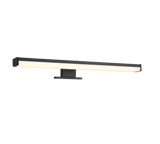 Aplique de baño Trio Lino LED negro mate 3000K IP44 284114032