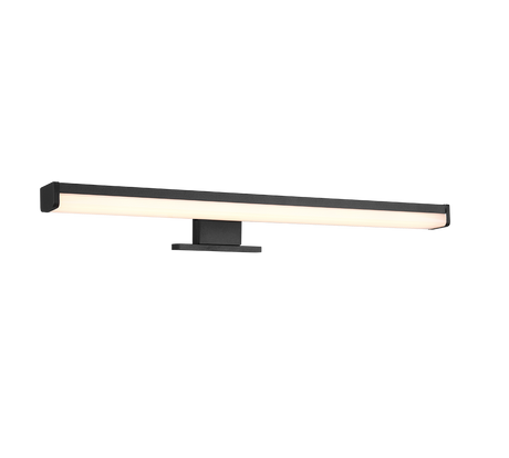 Aplique de baño Trio Lino LED negro mate 3000K IP44 284114032