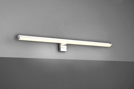 Aplique de pared Trio Lino LED cromo 3000K IP44 284116006