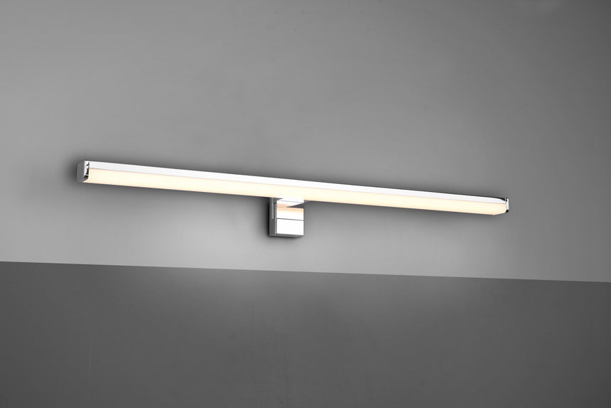 Aplique de pared Trio Lino LED cromo 3000K IP44 284116006