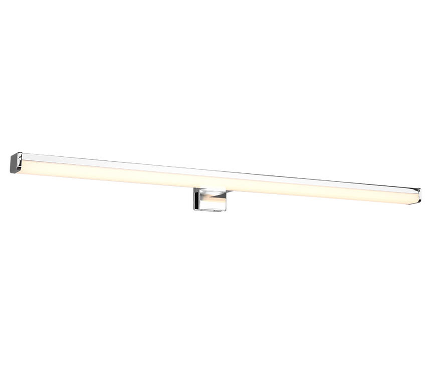 Aplique de pared Trio Lino LED cromo 3000K IP44 284116006