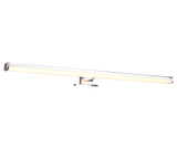 Aplique de pared Trio Lino LED cromo 3000K IP44 284116006
