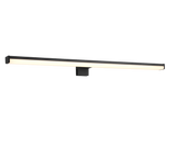 Aplique de baño Trio Lino LED negro mate 3000K IP44 284116032