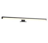 Aplique de baño Trio Lino LED negro mate 3000K IP44 284116032