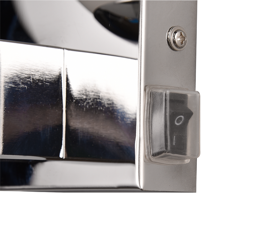 Aplique de baño Trio Kula LED cromo 2700K IP44 284270106