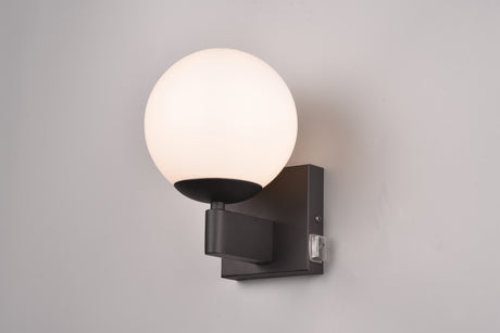 Aplique de baño Trio Kula LED negro mate 2700K IP44 284270132