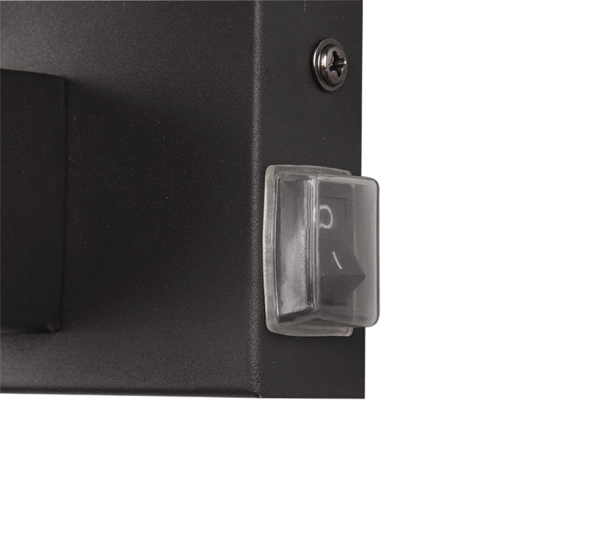 Aplique de baño Trio Kula LED negro mate 2700K IP44 284270132