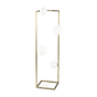 Lámpara de pie Ideal Lux Angolo latón cristal 5 luces 140W 118cm 284354
