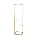 Lámpara de pie Ideal Lux Angolo latón cristal 5 luces 140W 118cm 284354