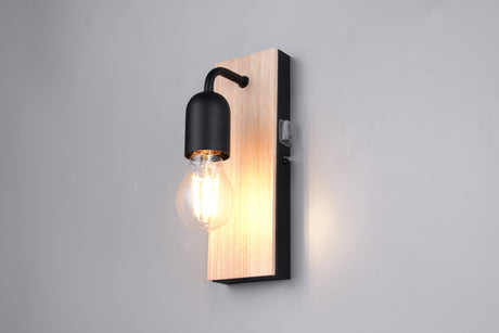 Aplique de baño Trio Arturo LED madera 3000K IP44 284470132