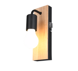 Aplique de baño Trio Arturo LED madera 3000K IP44 284470132