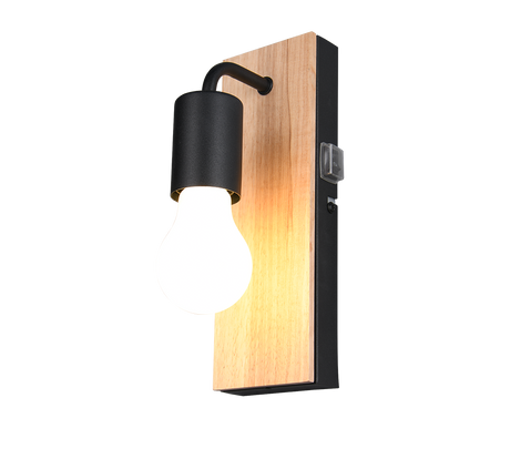 Aplique de baño Trio Arturo LED madera 3000K IP44 284470132