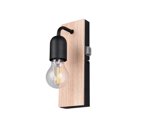 Aplique de baño Trio Arturo LED madera 3000K IP44 284470132