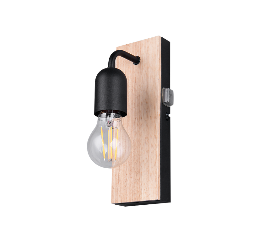 Aplique de baño Trio Arturo LED madera 3000K IP44 284470132