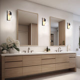Aplique de baño Trio Arturo LED madera 3000K IP44 284470132