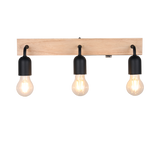 Aplique de baño Trio Arturo LED madera 3000K IP44 284470332