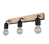 Aplique de baño Trio Arturo LED madera 3000K IP44 284470332