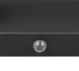Aplique de baño Trio Fabrizio LED negro mate IP44 284770132