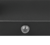 Aplique de baño Trio Fabrizio LED negro mate IP44 284770132