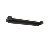 Aplique de baño Trio Fabrizio LED negro mate IP44 284770132
