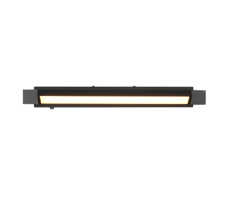 Aplique de baño Trio Fabrizio LED negro mate IP44 284770132