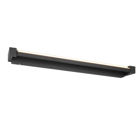 Aplique de baño Trio Fabrizio LED negro mate IP44 284779132