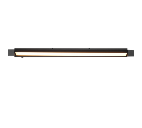 Aplique de baño Trio Fabrizio LED negro mate IP44 284779132
